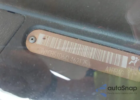 2004 Nissan Sentra 1.8S from USA, damaged, VIN 3N1CB51D64L462175